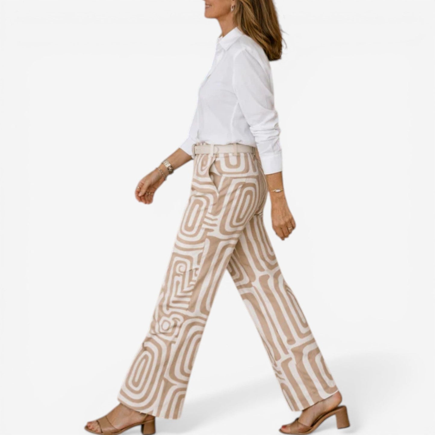 Rosanna™ traje estampado elegante