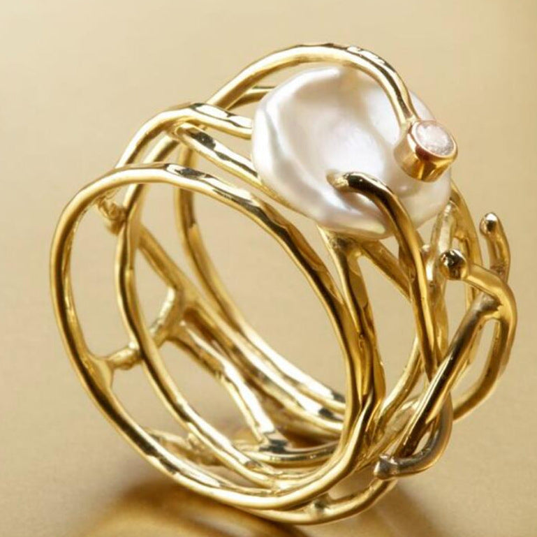 Audrey™ Anillo con cuentas