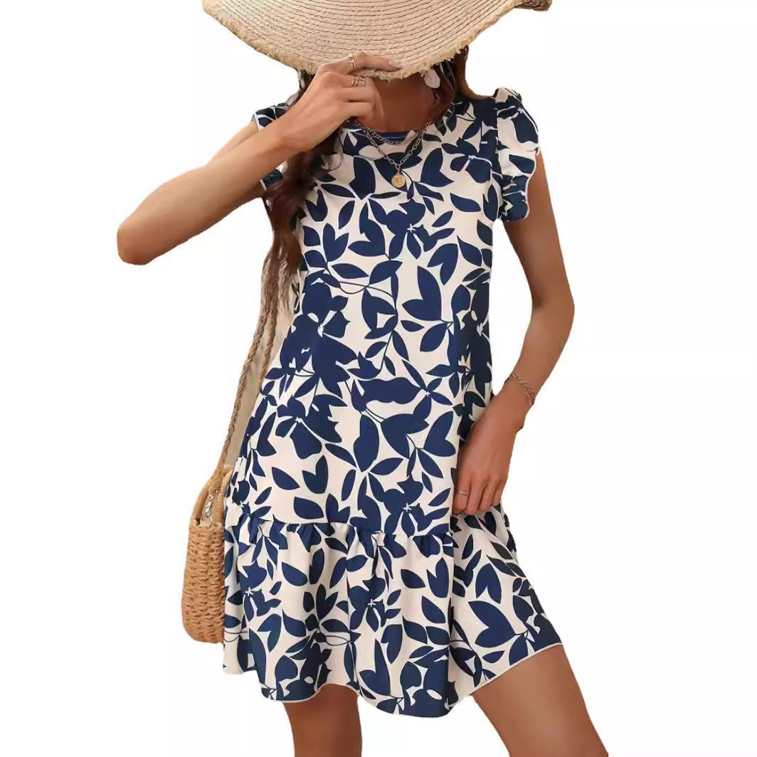 Armelia™ Vestido de hojas frescas