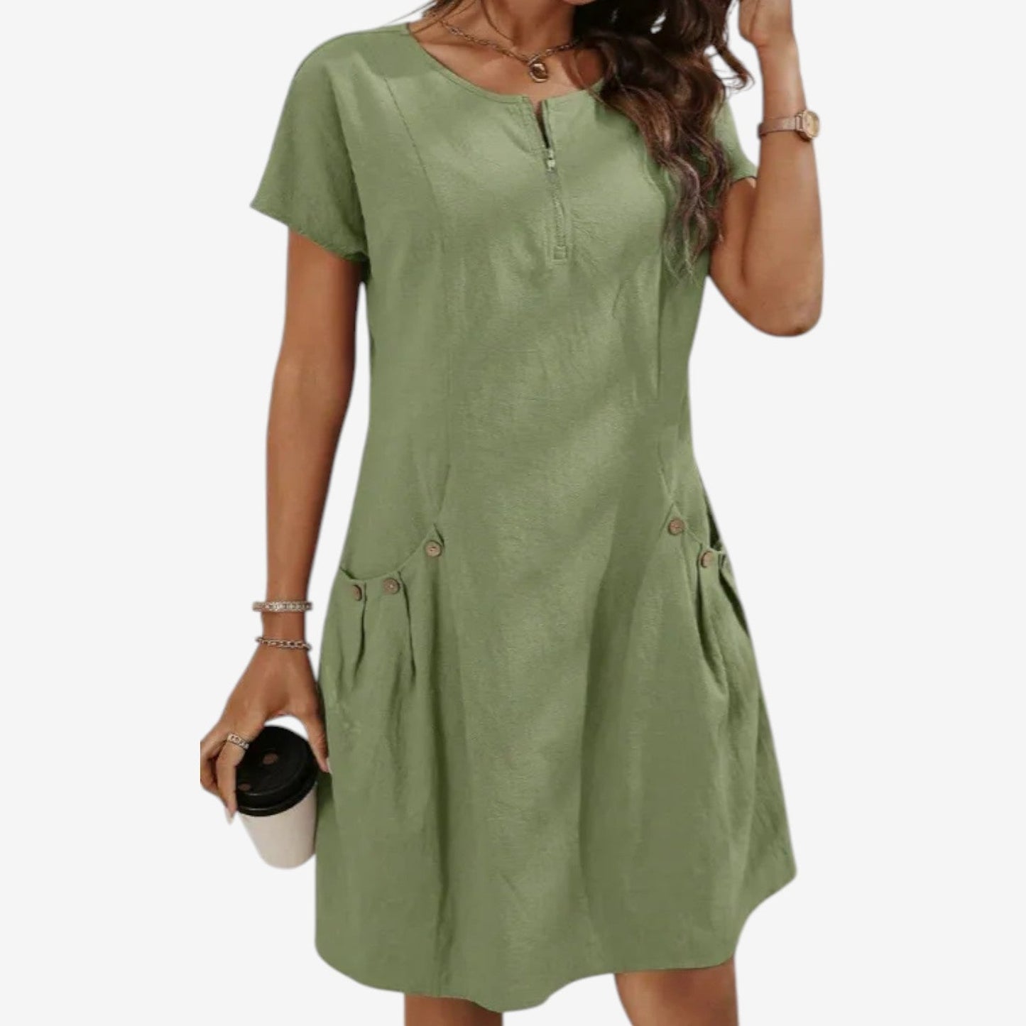 Annalisa™ Vestido corto casual