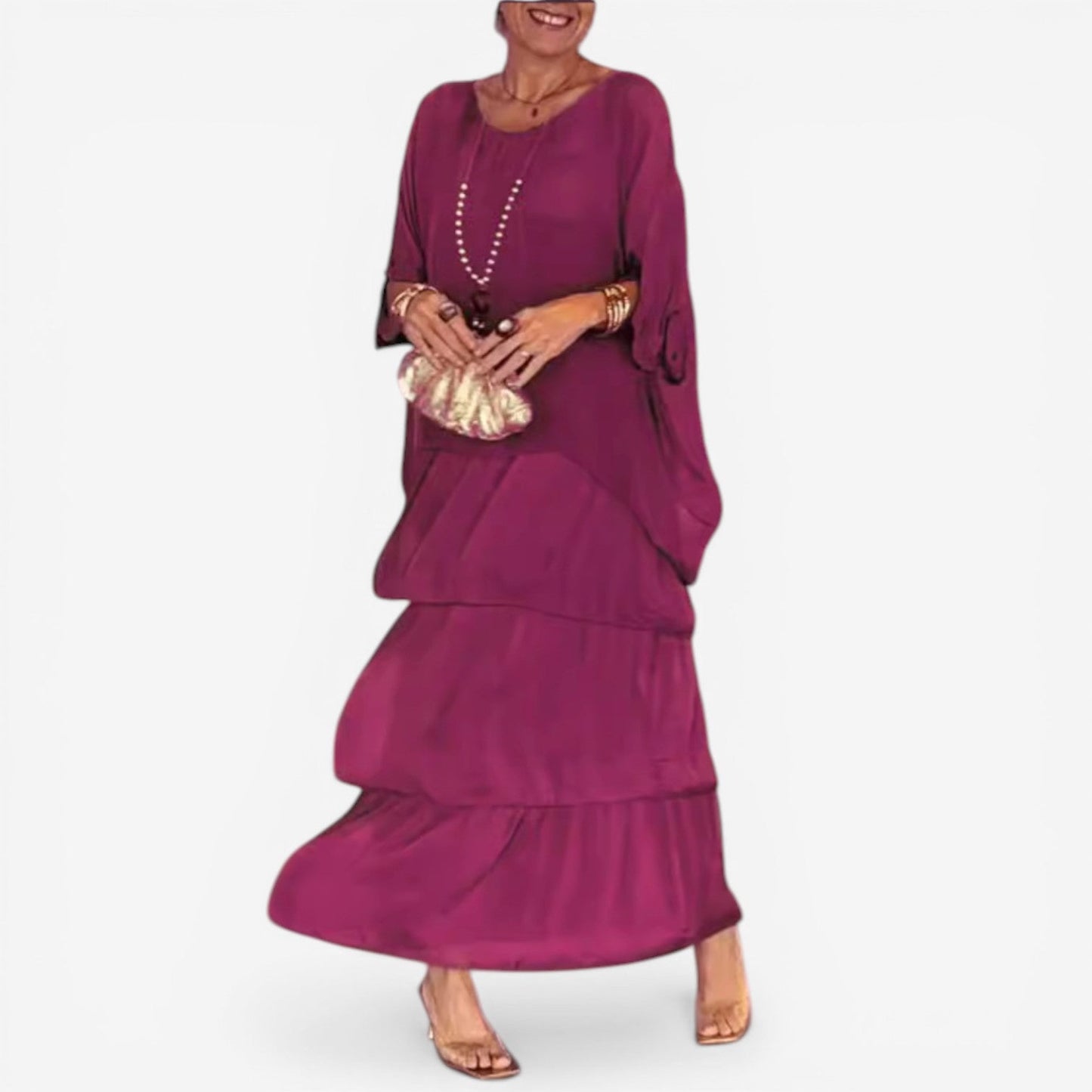 Valerina™ Vestido Largo Fluido