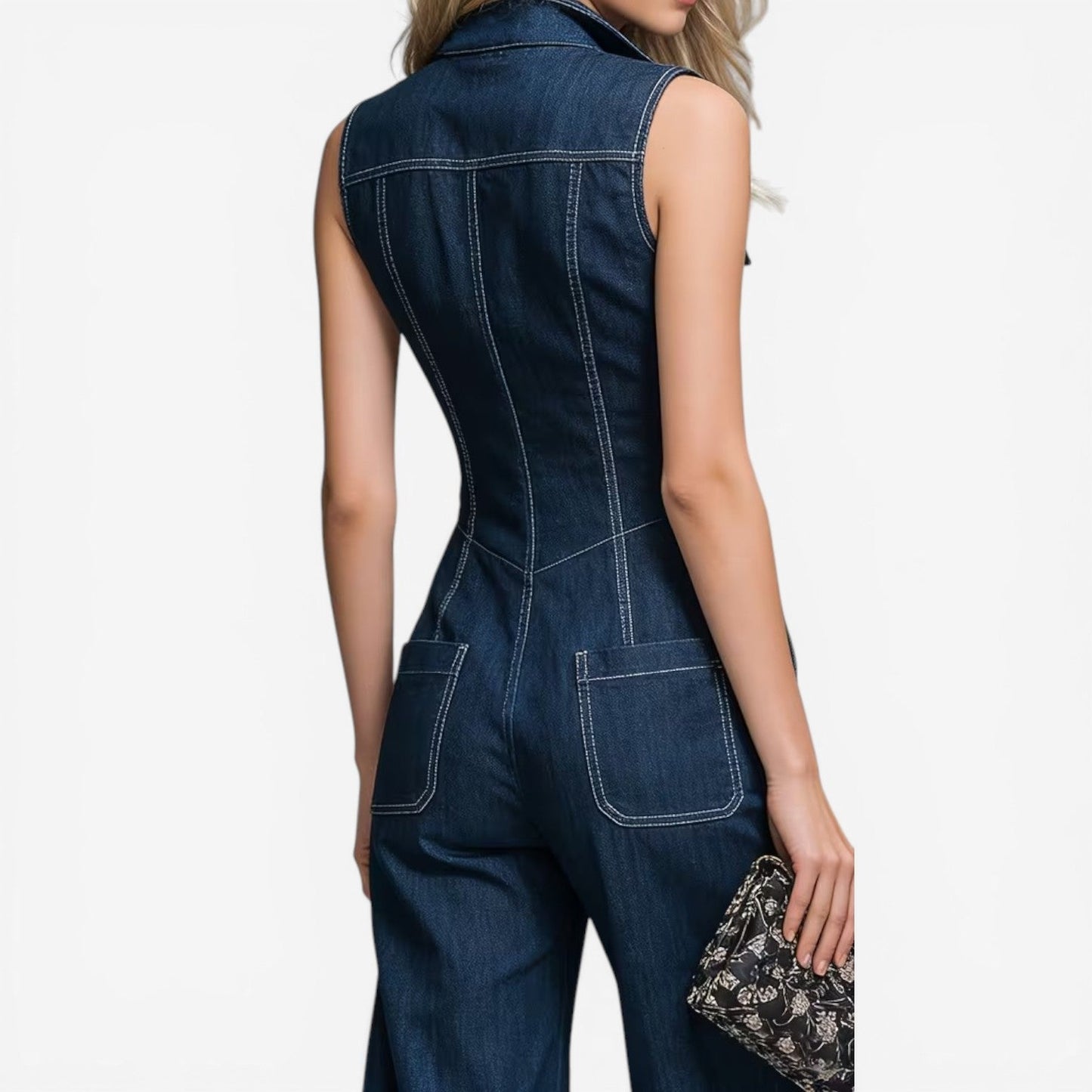 Sharon™ Mono entero en denim