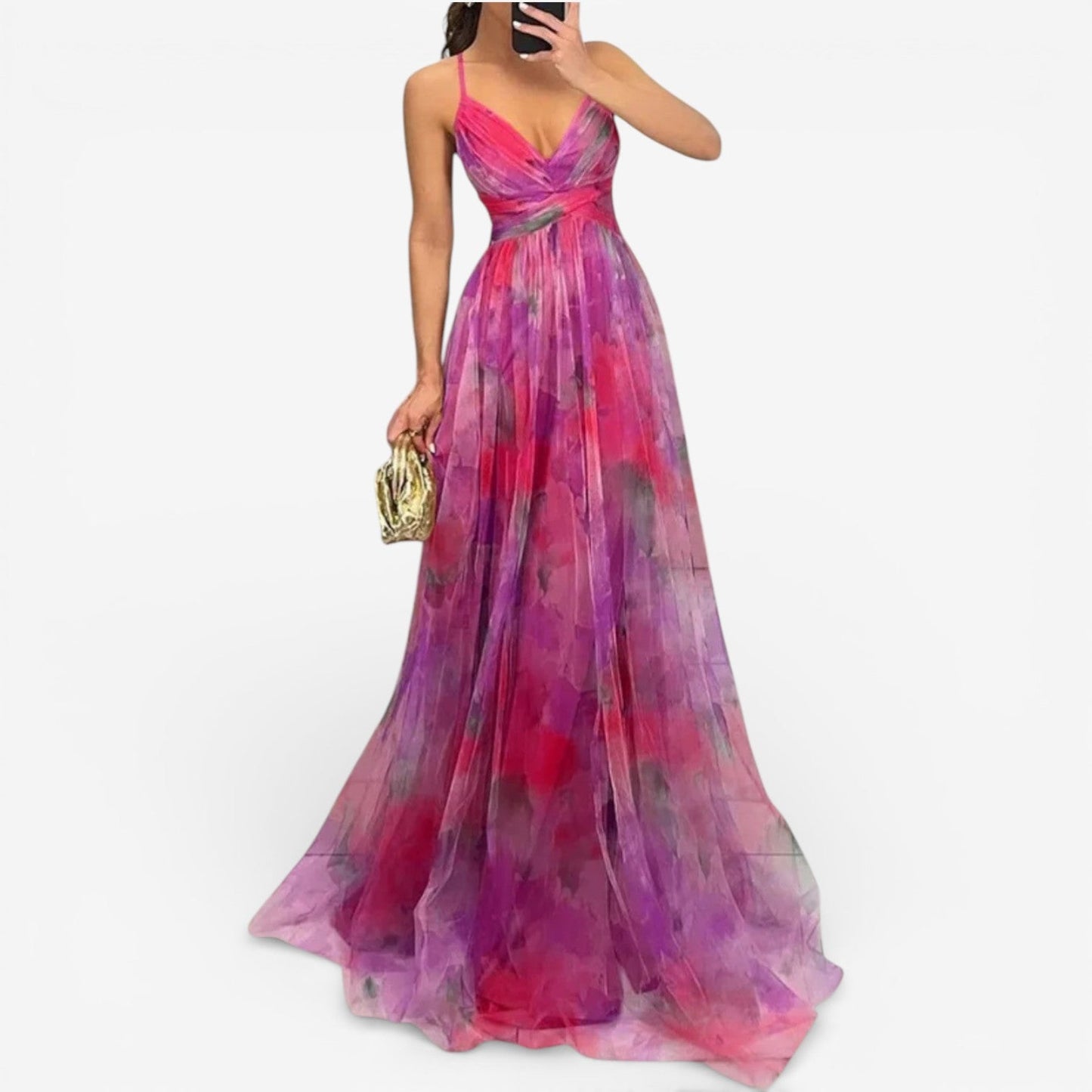 Hilda™ Vestido maxi floreado