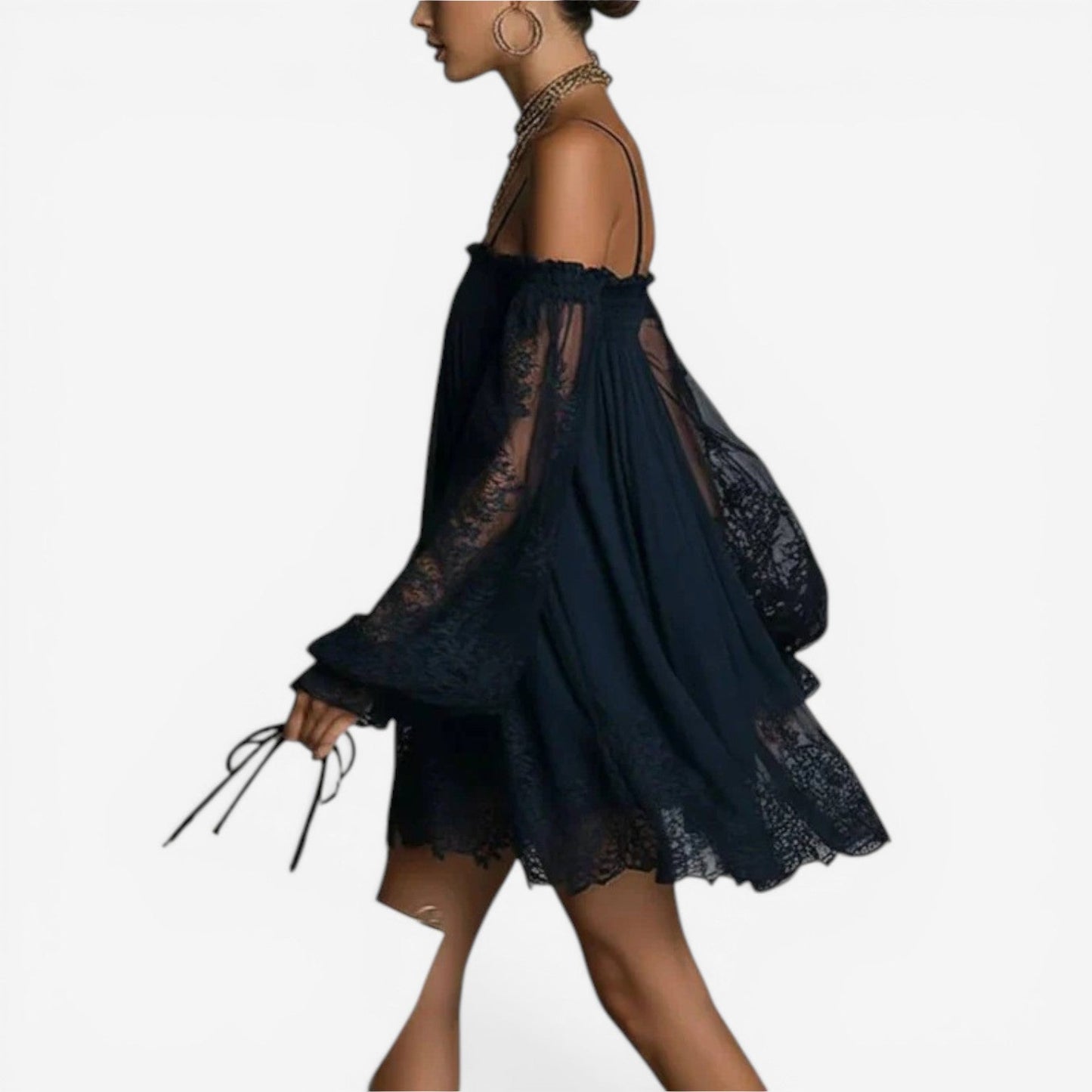 Julliana™ Vestido corto de encaje