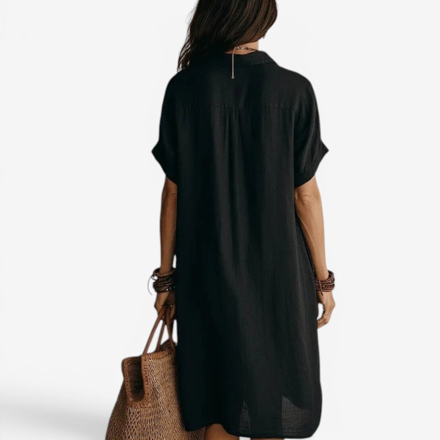 Jenny™ Vestido camisero de lino