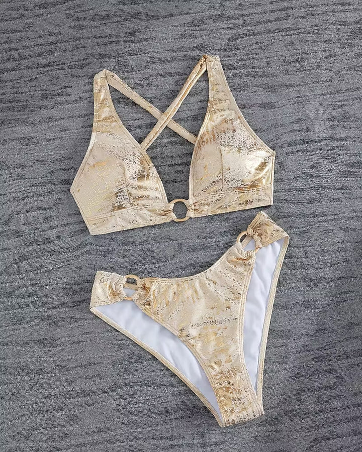 Bikini Bouclé Metálico Diseño