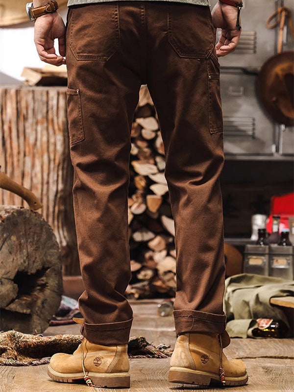 Pantalones de trabajo rectos y resistentes