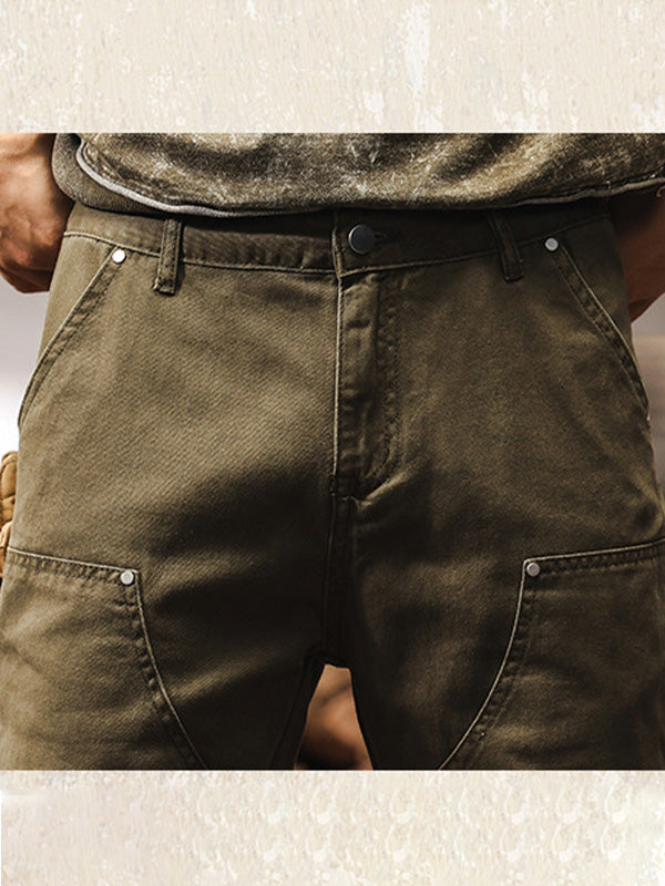 Pantalones de trabajo rectos y resistentes