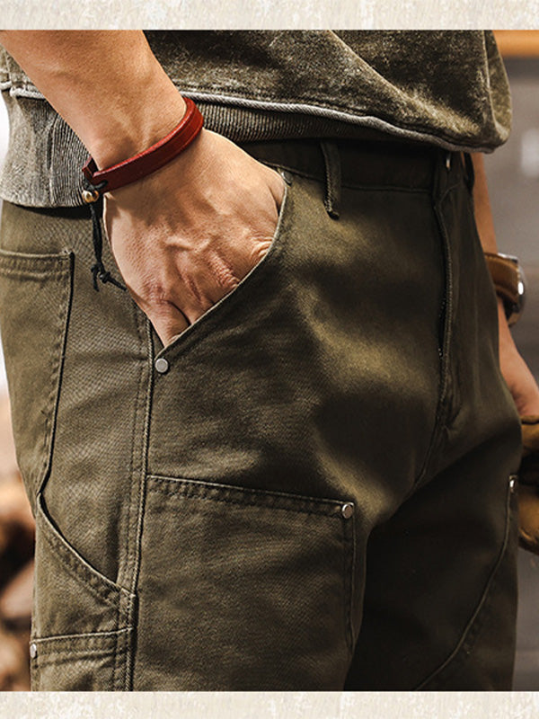 Pantalones de trabajo rectos y resistentes