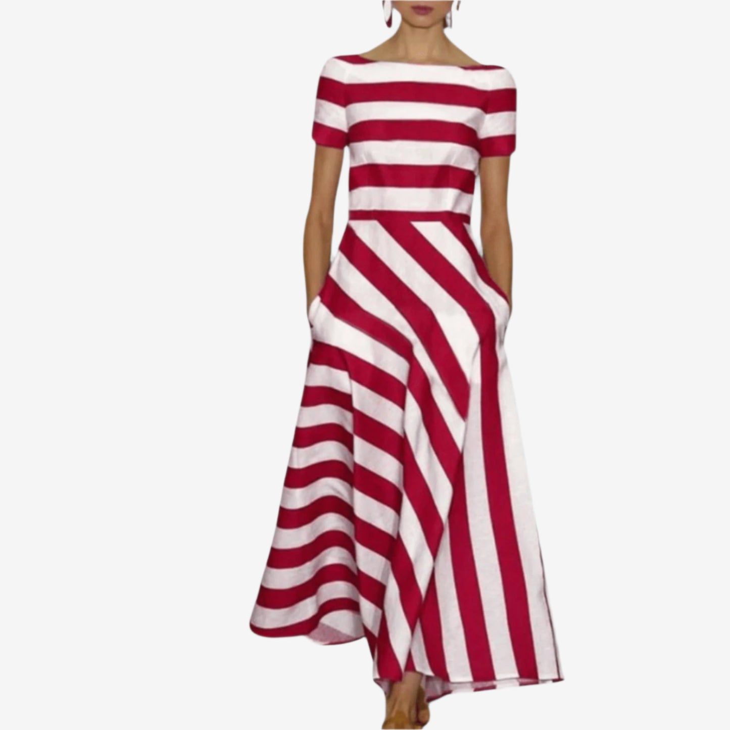 Elska™ Vestido ajustado a rayas
