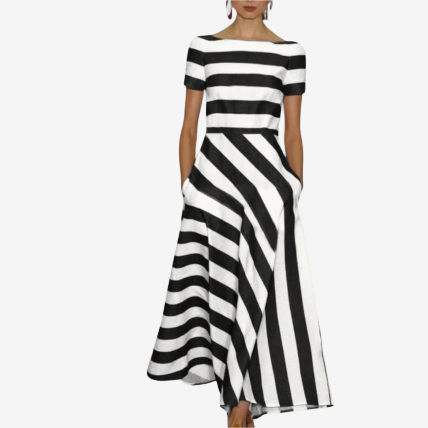 Elska™ Vestido ajustado a rayas