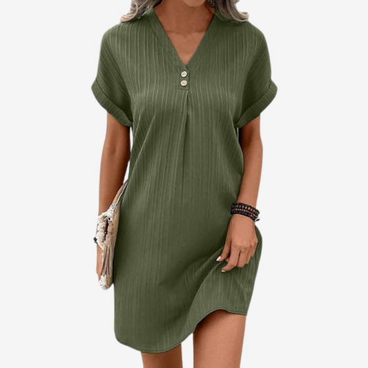 Romélie™ Jersey de punto canalé mini