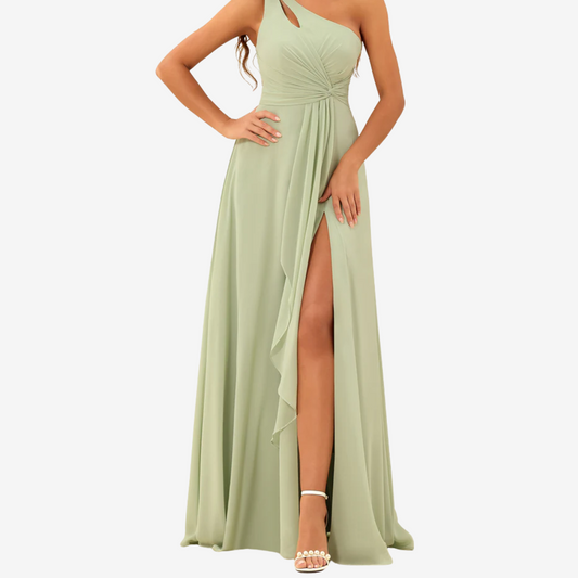 Floralie™ Maxi con abertura asimétrica