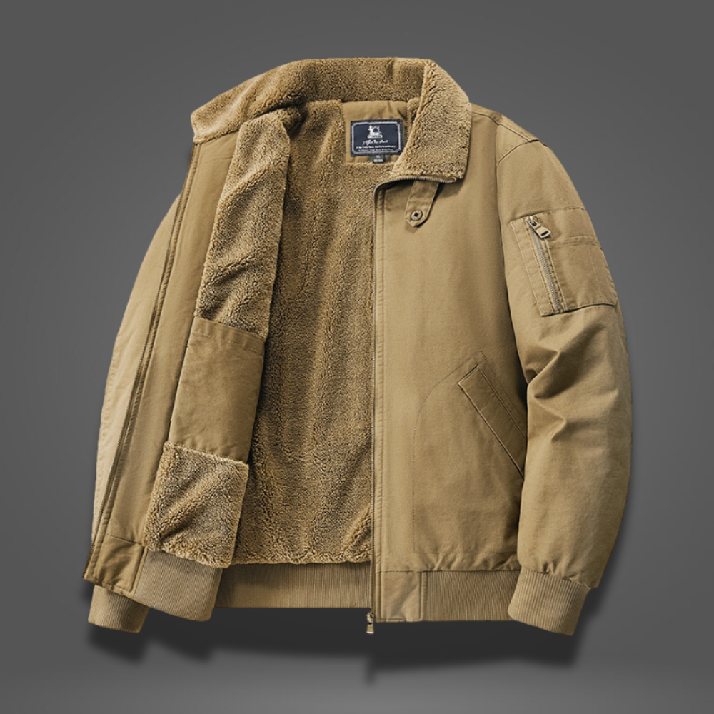Chaqueta bomber de felpa Graham