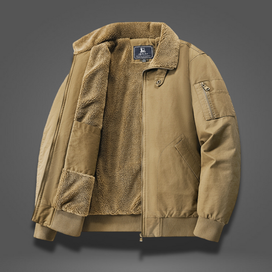 Chaqueta bomber de felpa Graham