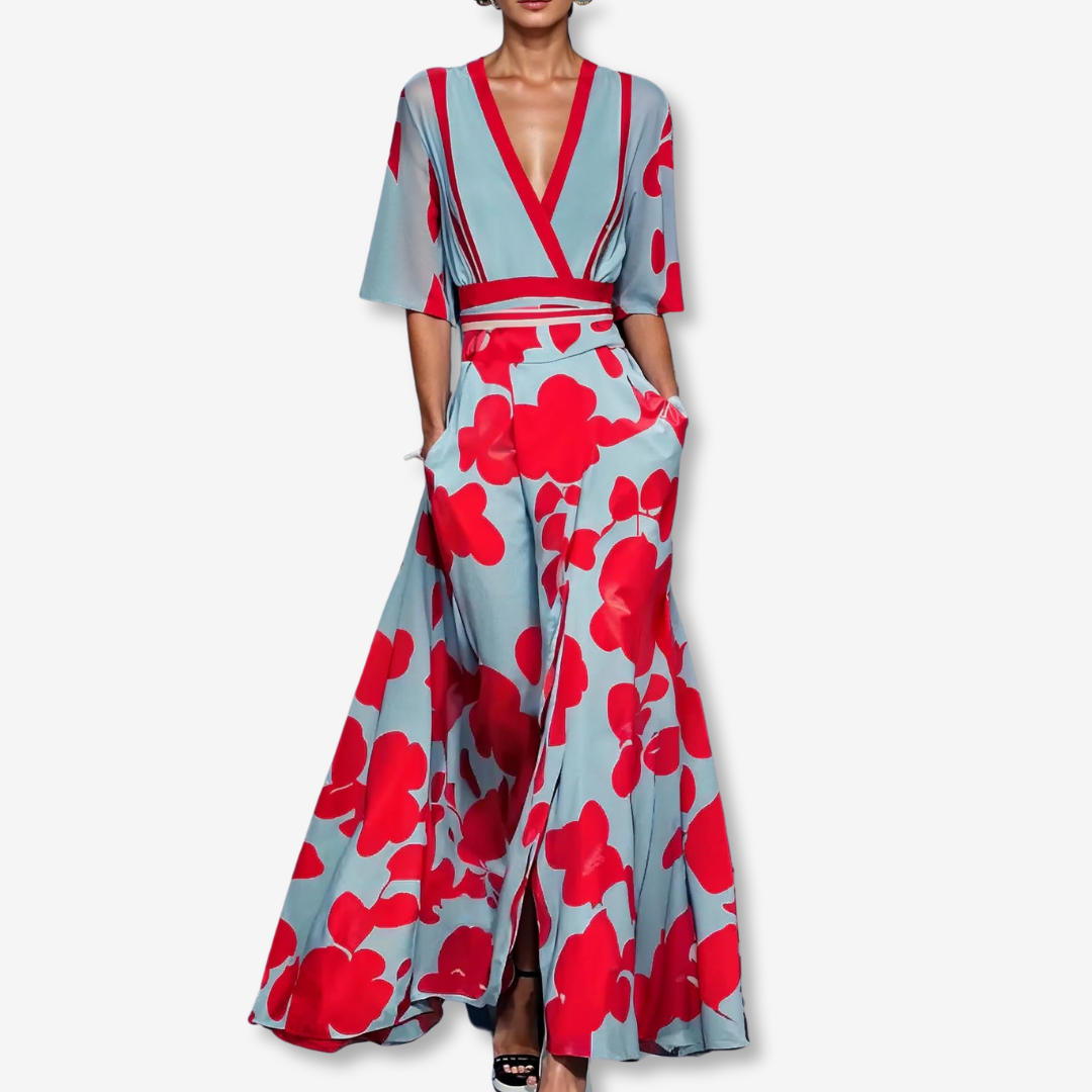 Éléonore™ Maxi escote en V fluido