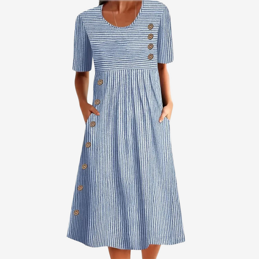 Liora™ Midi a rayas retro
