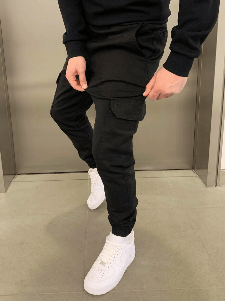 Laluna | Pantalón jogger cargo de ajuste 1+1 gratis