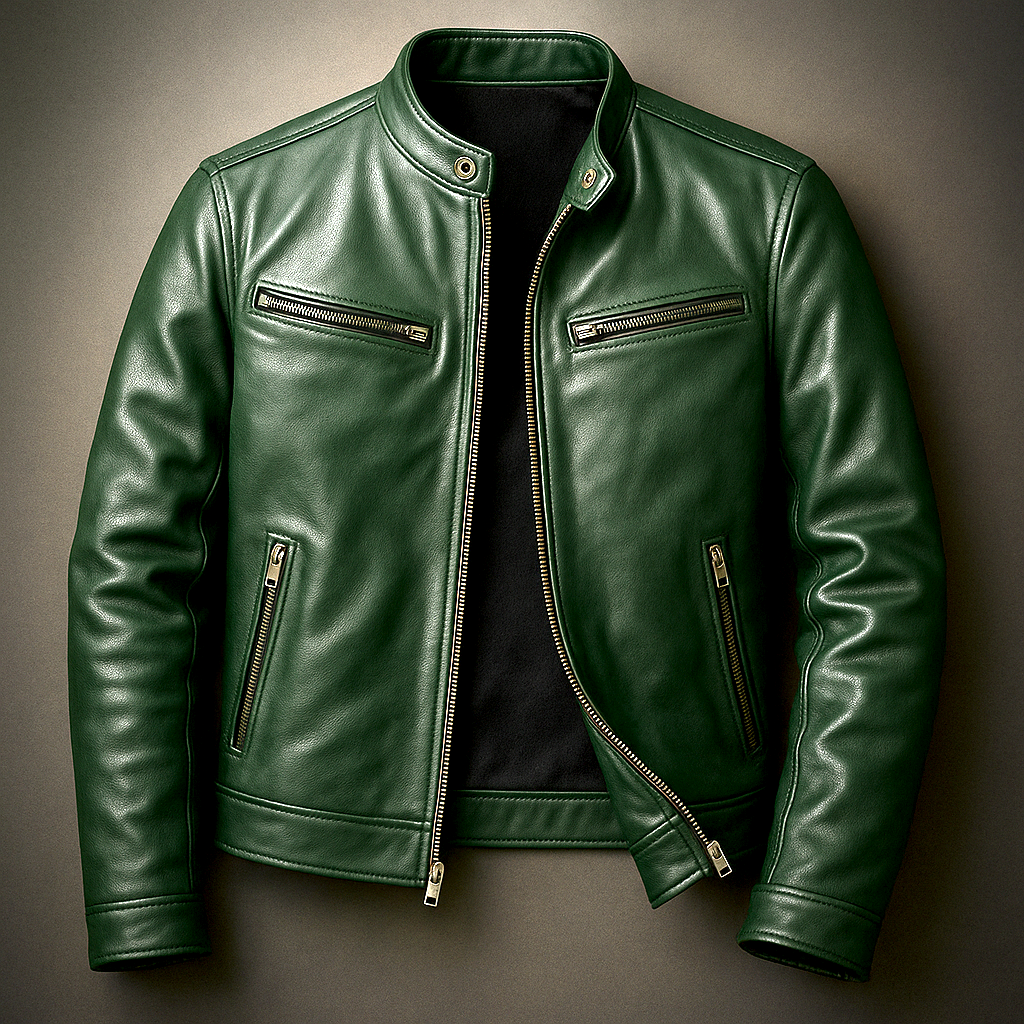 Chaqueta de cuero vintage Hawthorne