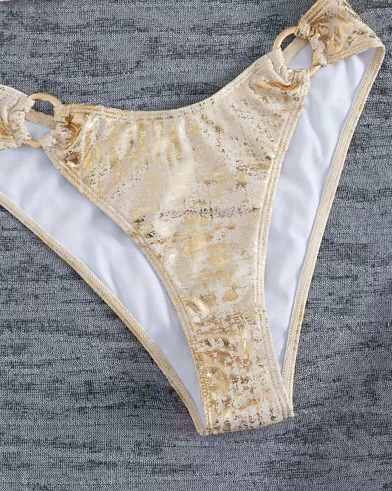 Bikini Bouclé Metálico Diseño