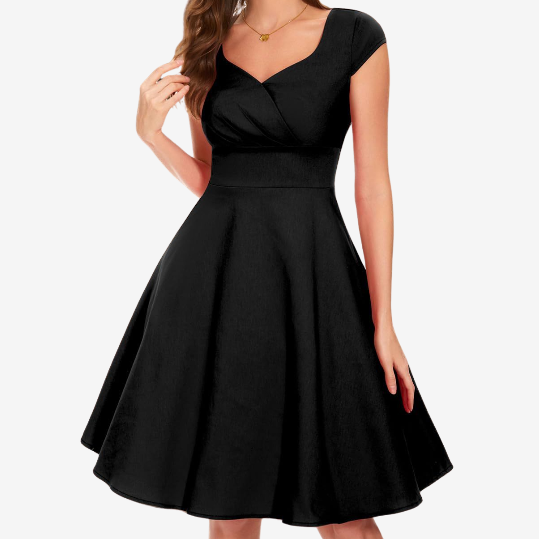 Laurena™ vestido de cóctel plisado