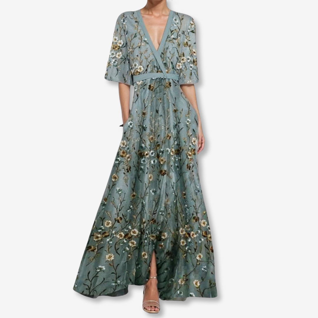 Éléonore™ Maxi escote en V fluido