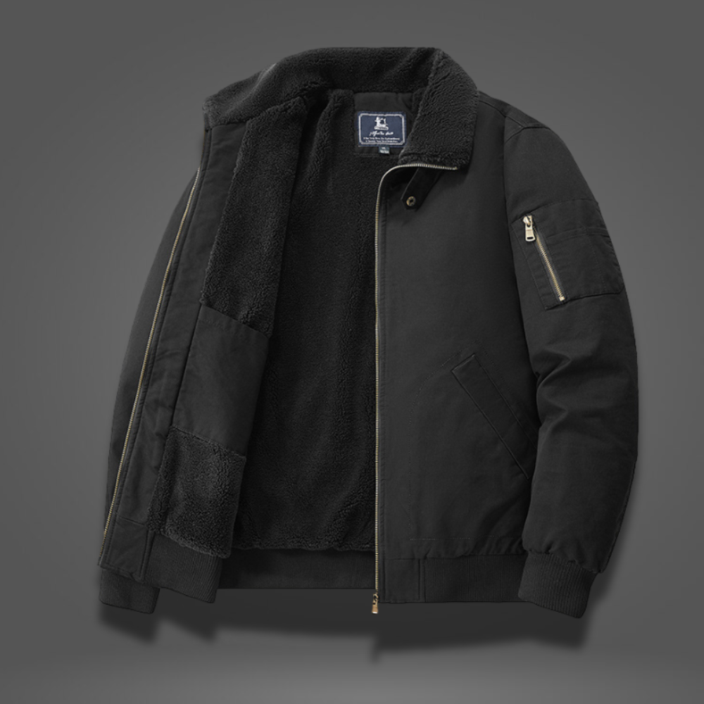 Chaqueta bomber de felpa Graham