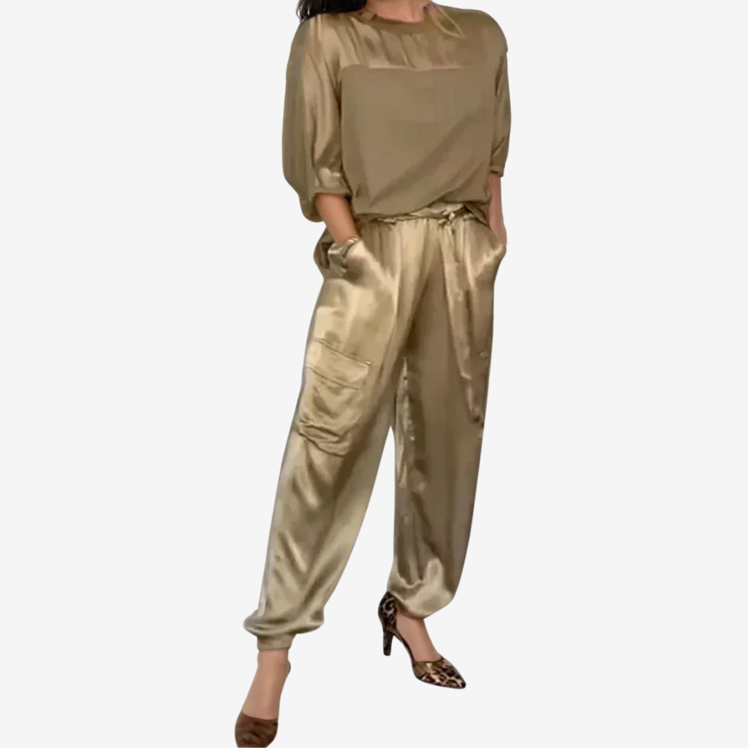 Ophélie™ Conjunto en raso