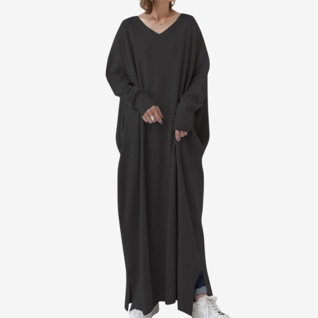 René™ Suéter largo con escote en V