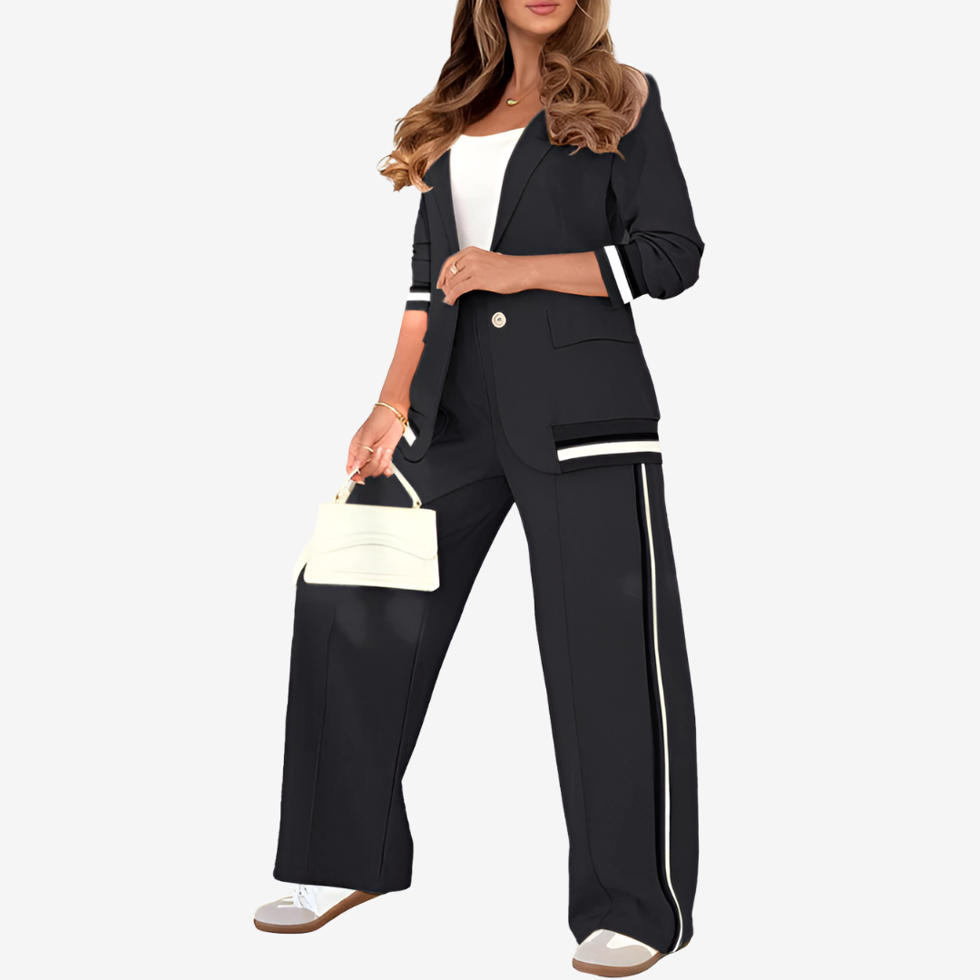 Cristelle™ Conjunto de pantalones de pierna ancha