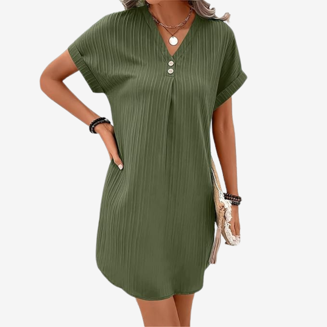 Romélie™ Jersey de punto canalé mini