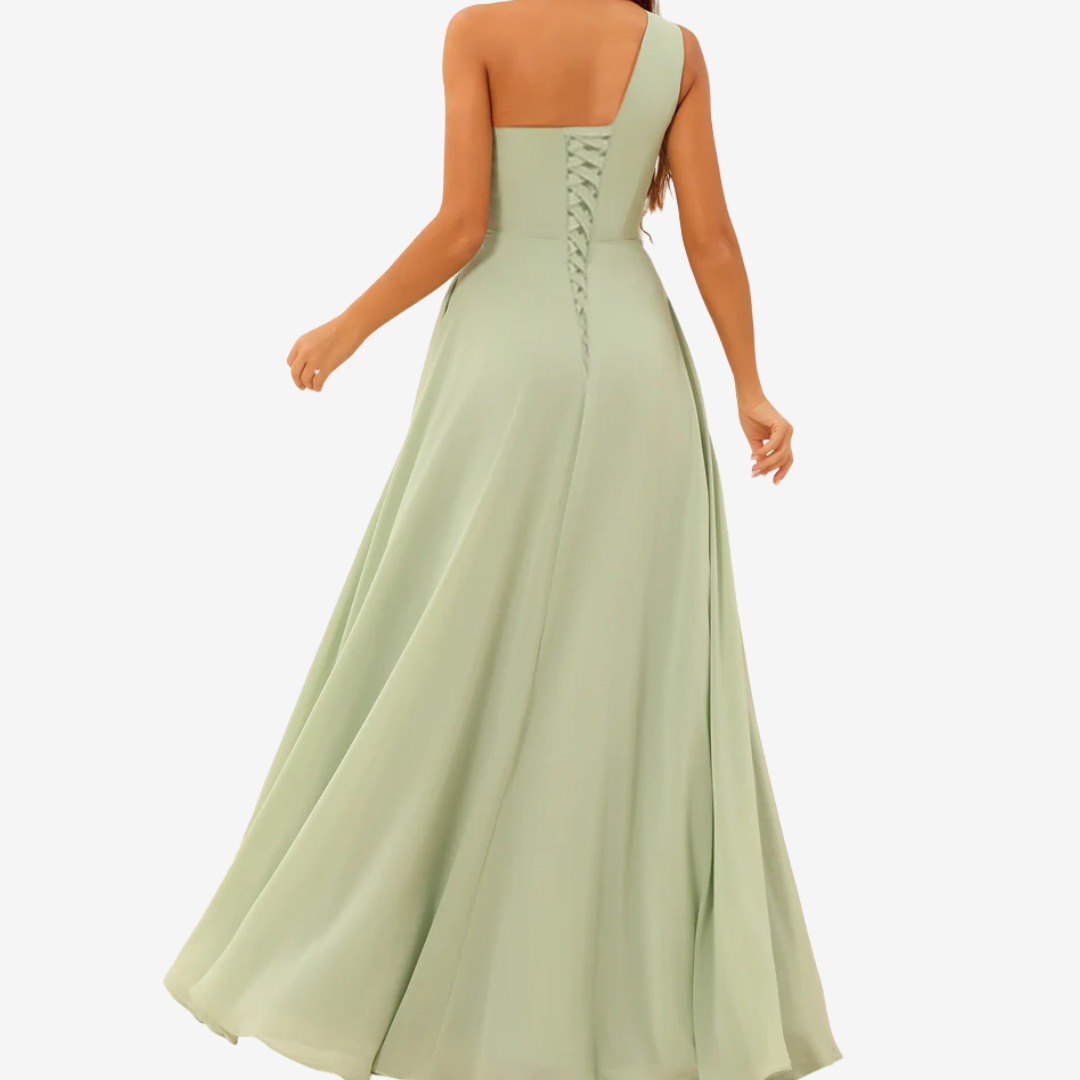 Floralie™ Maxi con abertura asimétrica
