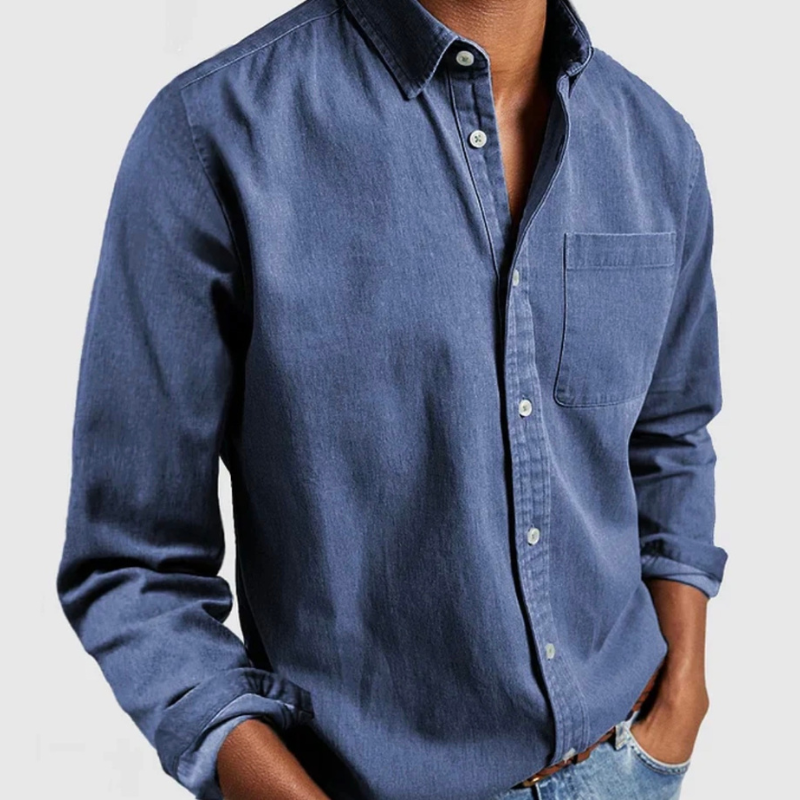 ALEXANDAR | CAMISA DE DENIM DE FIRMA