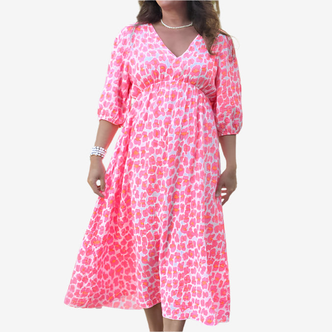 Rosetta™ Vestido con estampado de leopardo