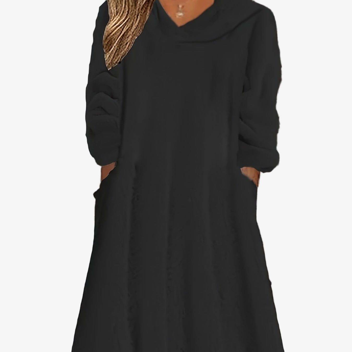 Layla™ Vestido de punto con capucha