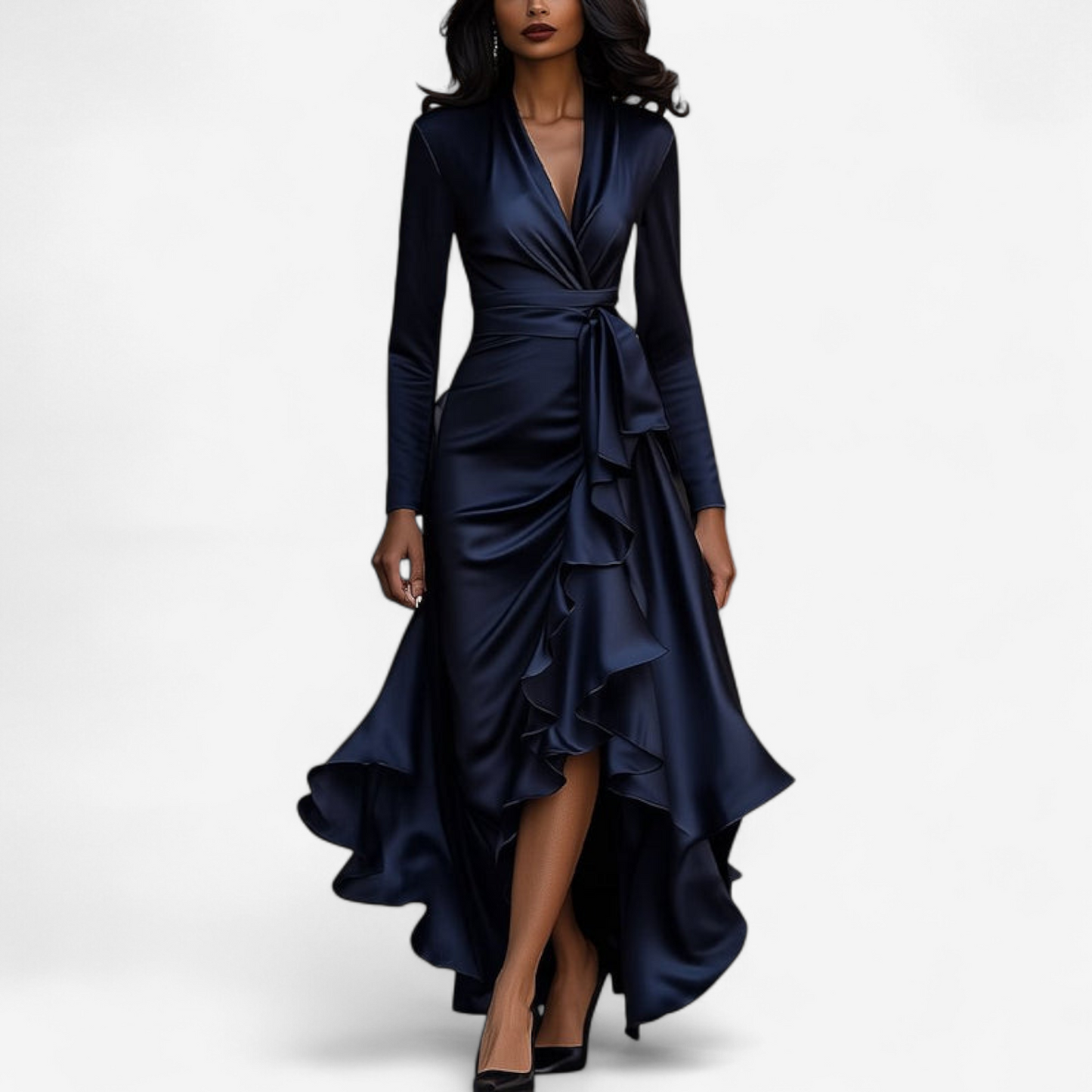 Qarine™ vestido de noche elegante