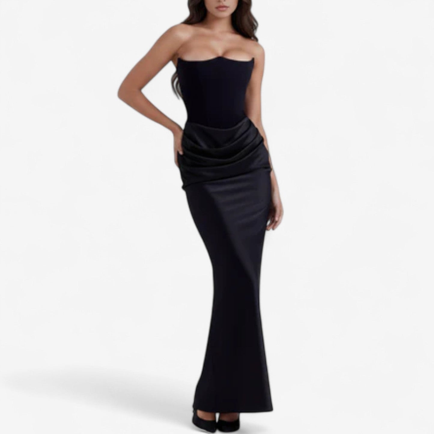 Corsini™ Vestido sin tirantes