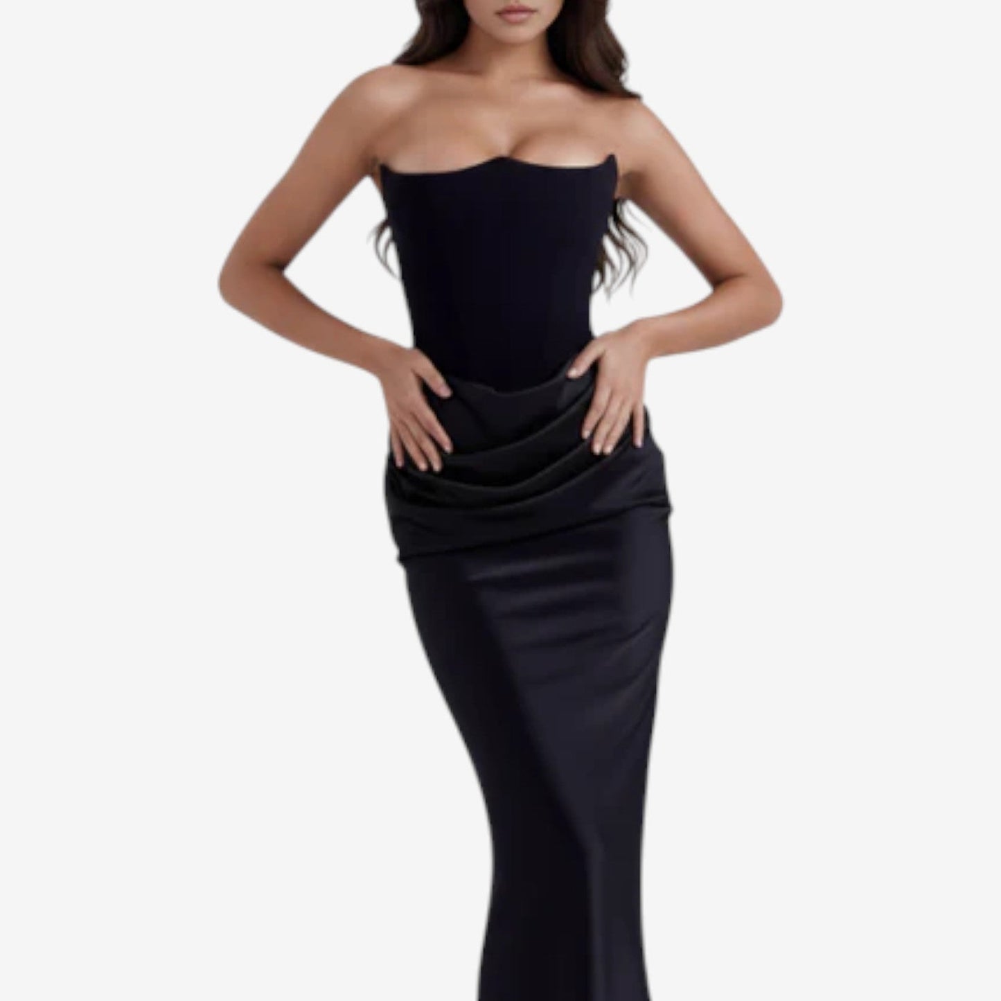 Corsini™ Vestido sin tirantes