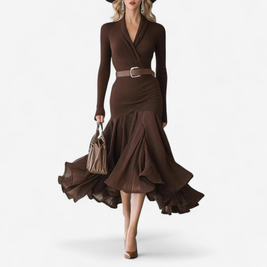Yasmina™ Elegante vestido con cintura