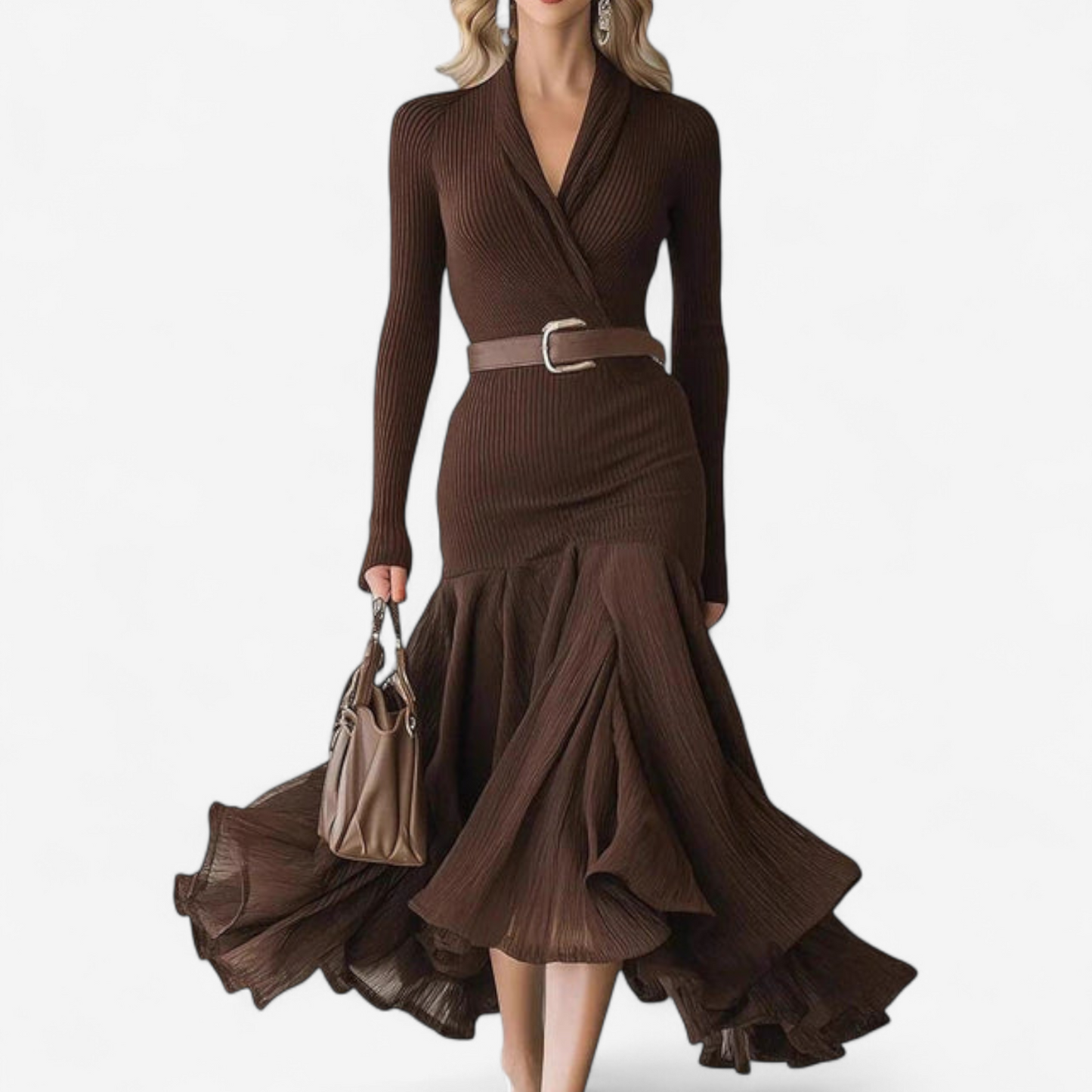 Yasmina™ Elegante vestido con cintura