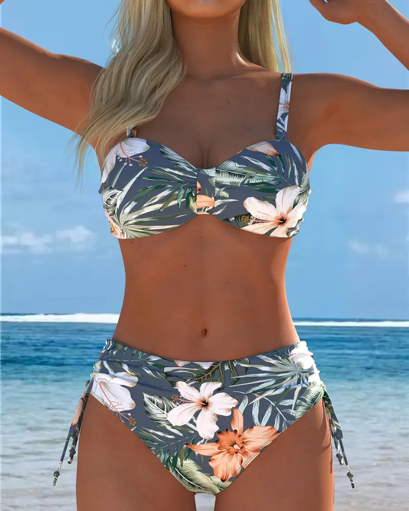 Bikini estampado de dos piezas – Elegante
