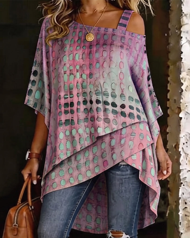 Marcela | Blusa estampada de lunares