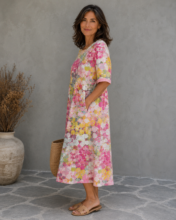 Vestido Holgado Floral