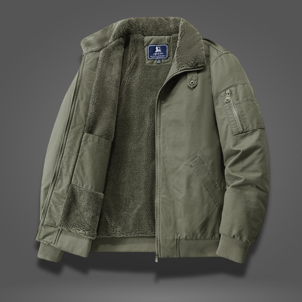 Chaqueta bomber de felpa Graham
