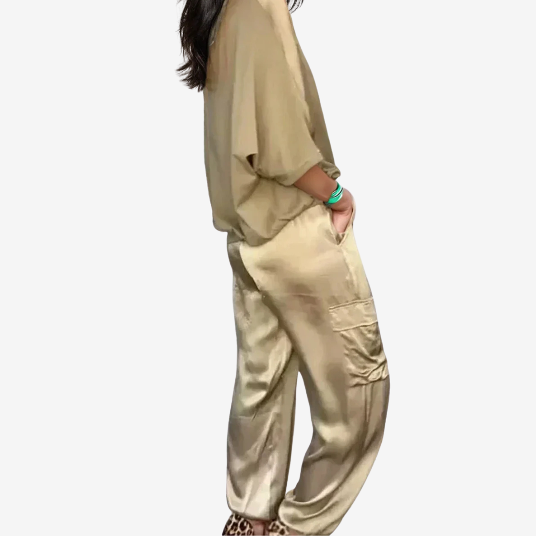 Ophélie™ Conjunto en raso