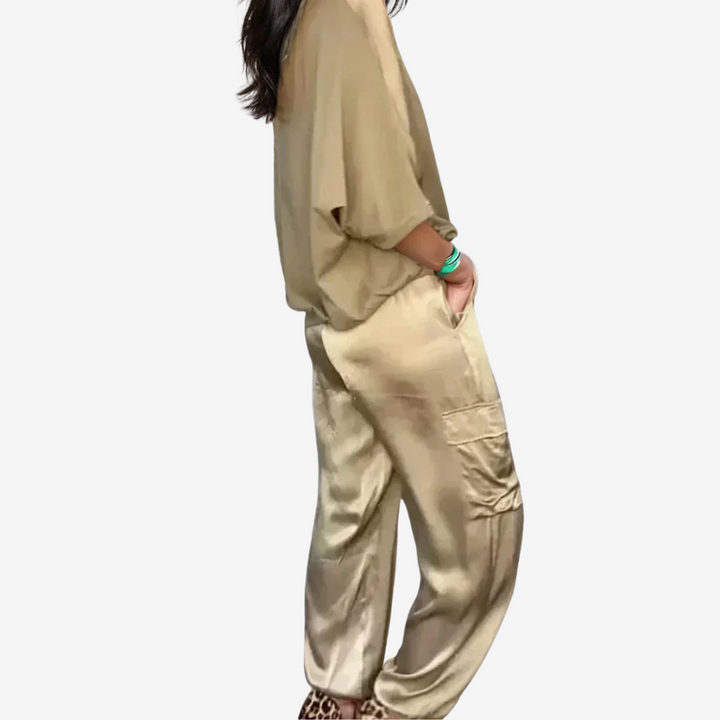 Ophélie™ Conjunto en raso