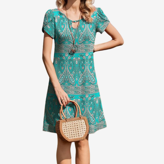 Faustine™ vestido corto casual