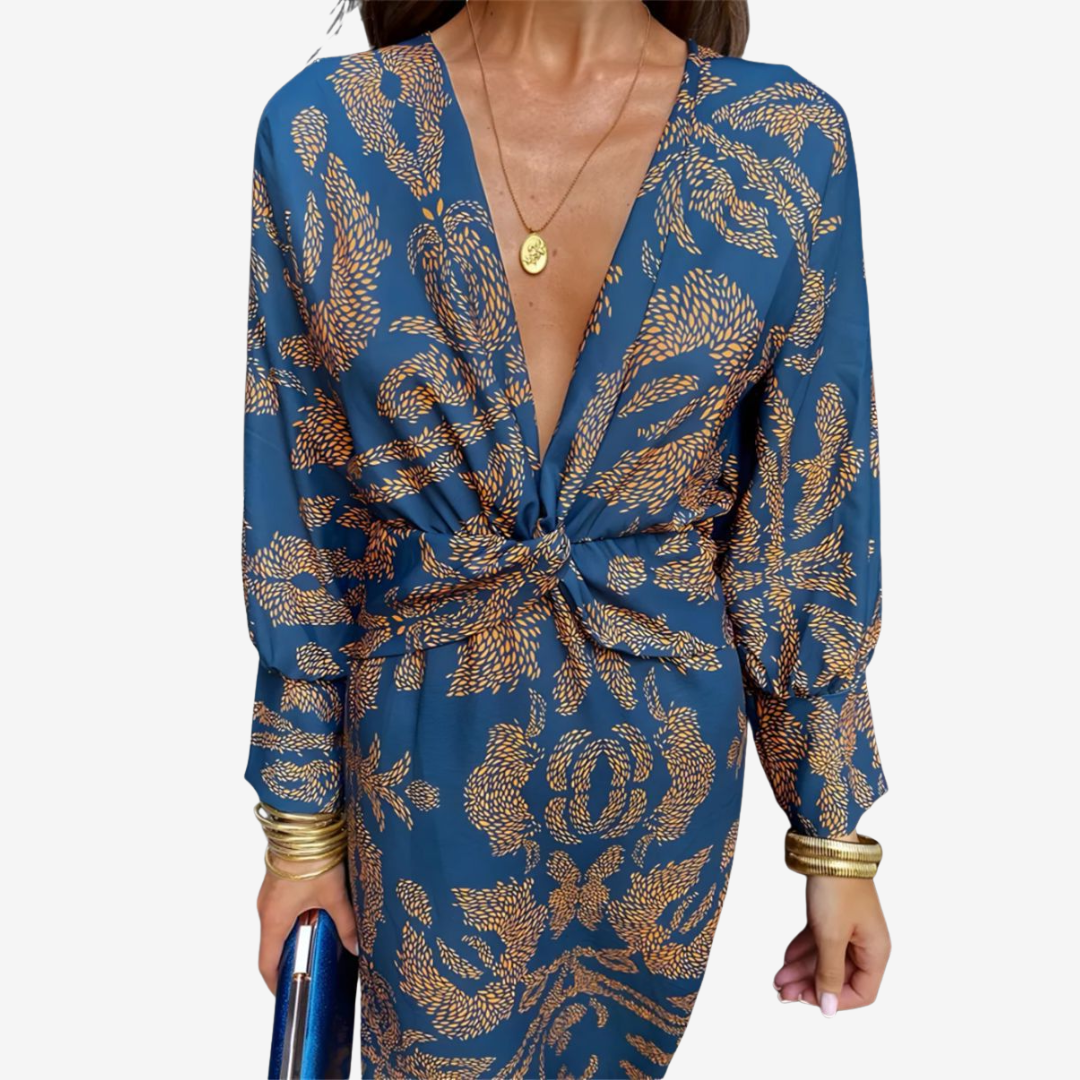 Doriane™ Midi con escote envolvente