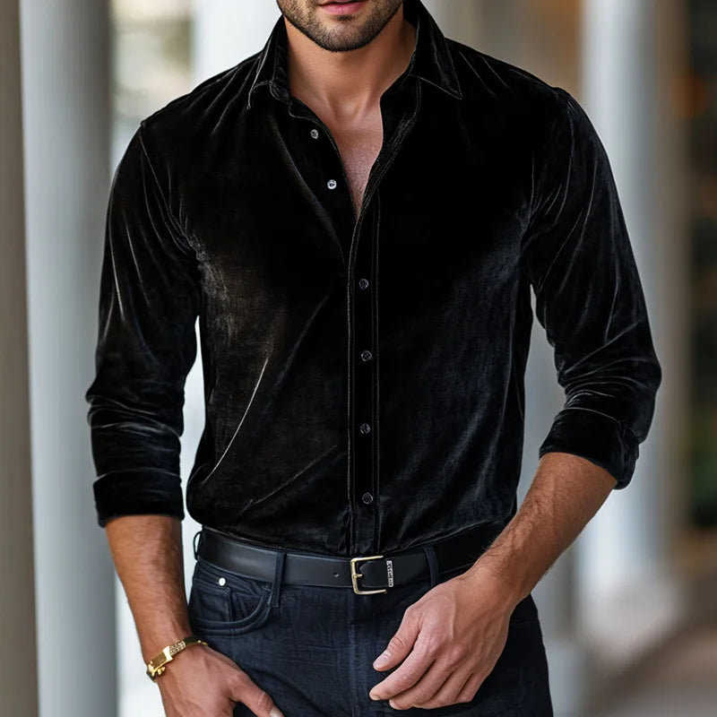 CAMISA DE TERCIPELO ELITE