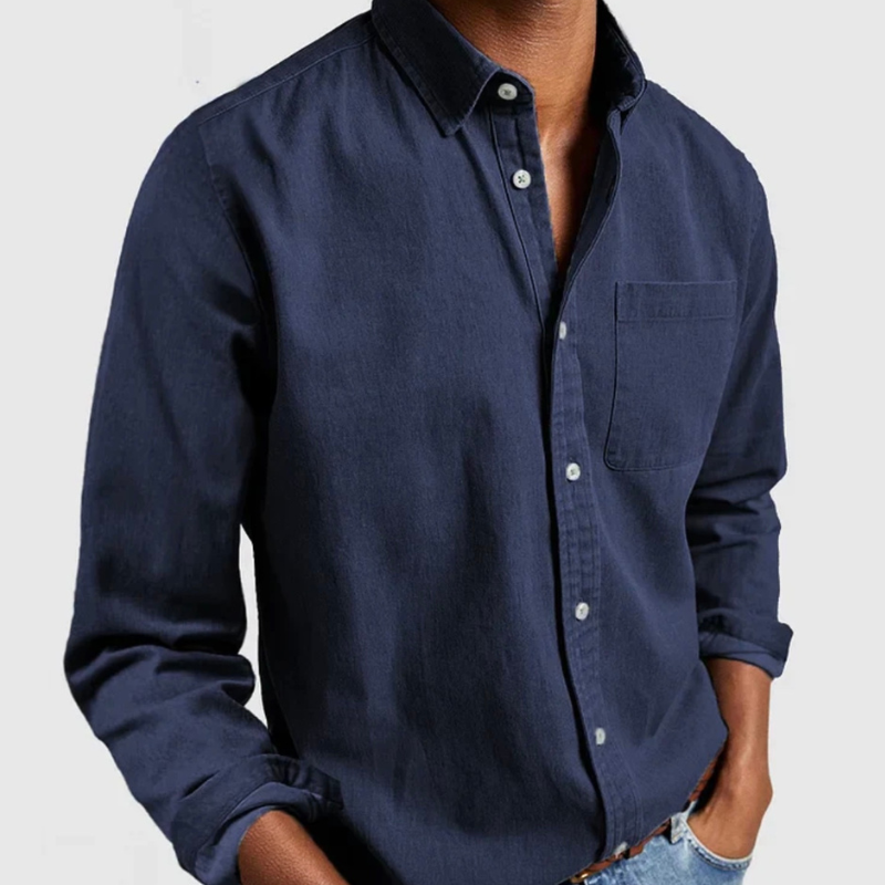 ALEXANDAR | CAMISA DE DENIM DE FIRMA